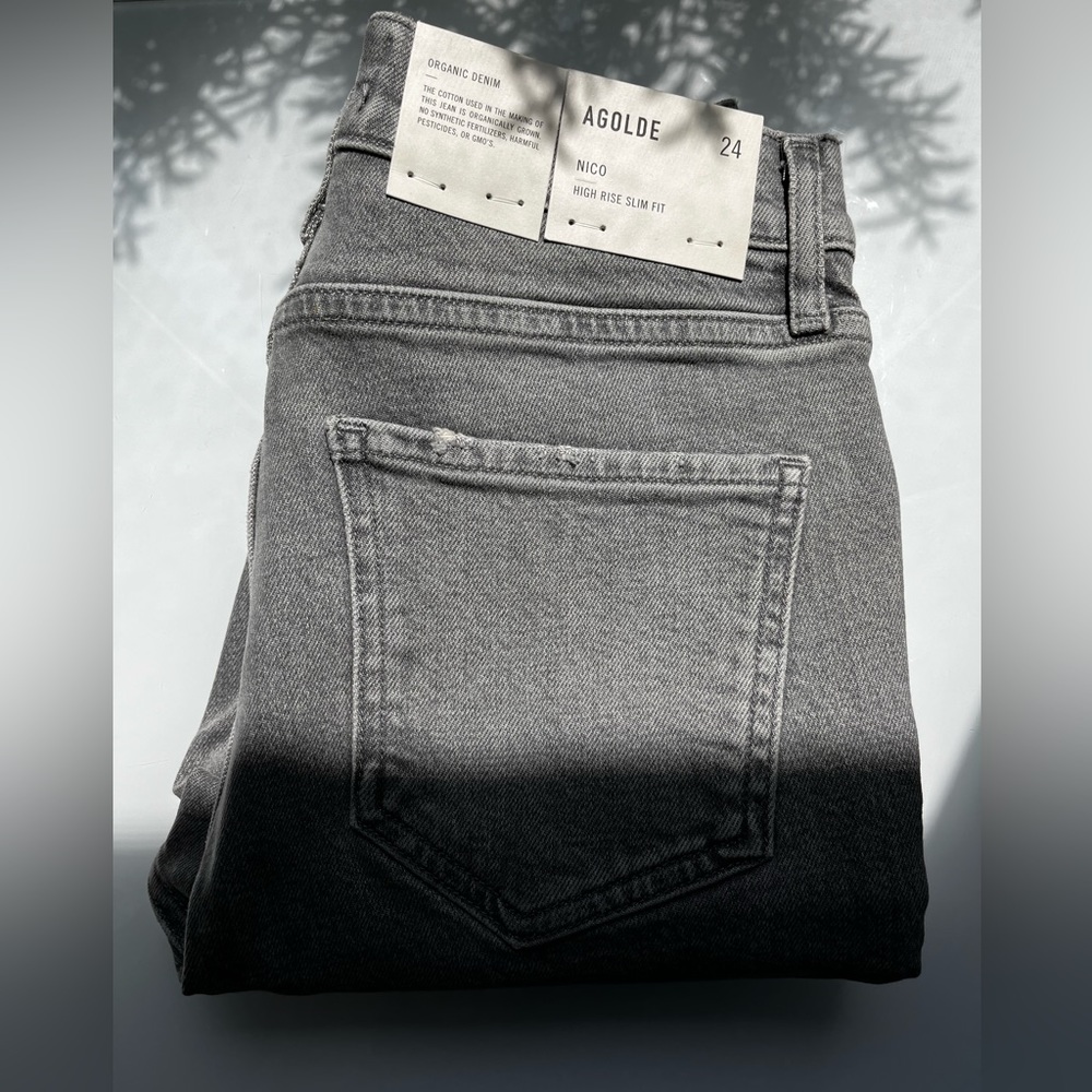 AGOLDE - High Rise Slim Fit Denim